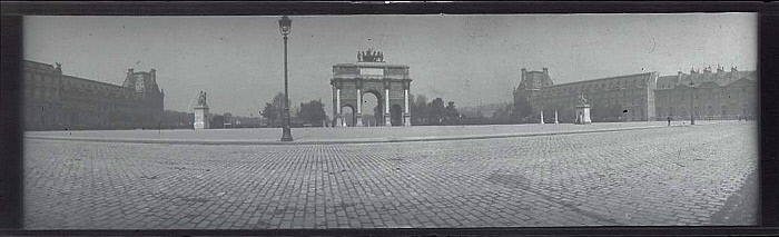 View of the Arc de Triomphe du Carrousel from the Louvre Slider Image 2